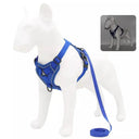 French Bulldog Reflective Mesh Harness With Leash Small