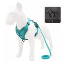 French Bulldog Reflective Mesh Harness With Leash Small