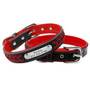 Personalized Braided Leather Dog Collar