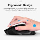 Ergonomic Wireless Mouse for Quiet Work