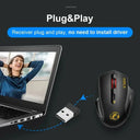 Ergonomic Wireless Mouse for Quiet Work