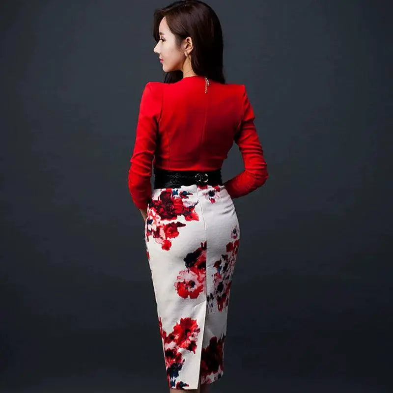 Elegant Long Sleeve Gown Dress Timeless Sophistication