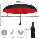 Windproof Umbrella for Rainy Days and UV