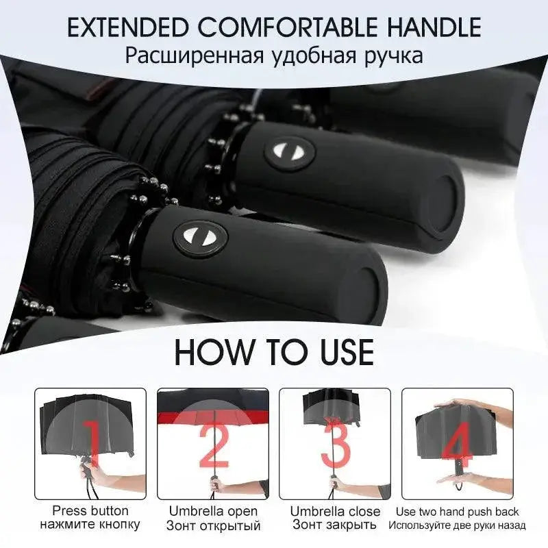 Ultimate Windproof Automatic Umbrella All Weather Shield
