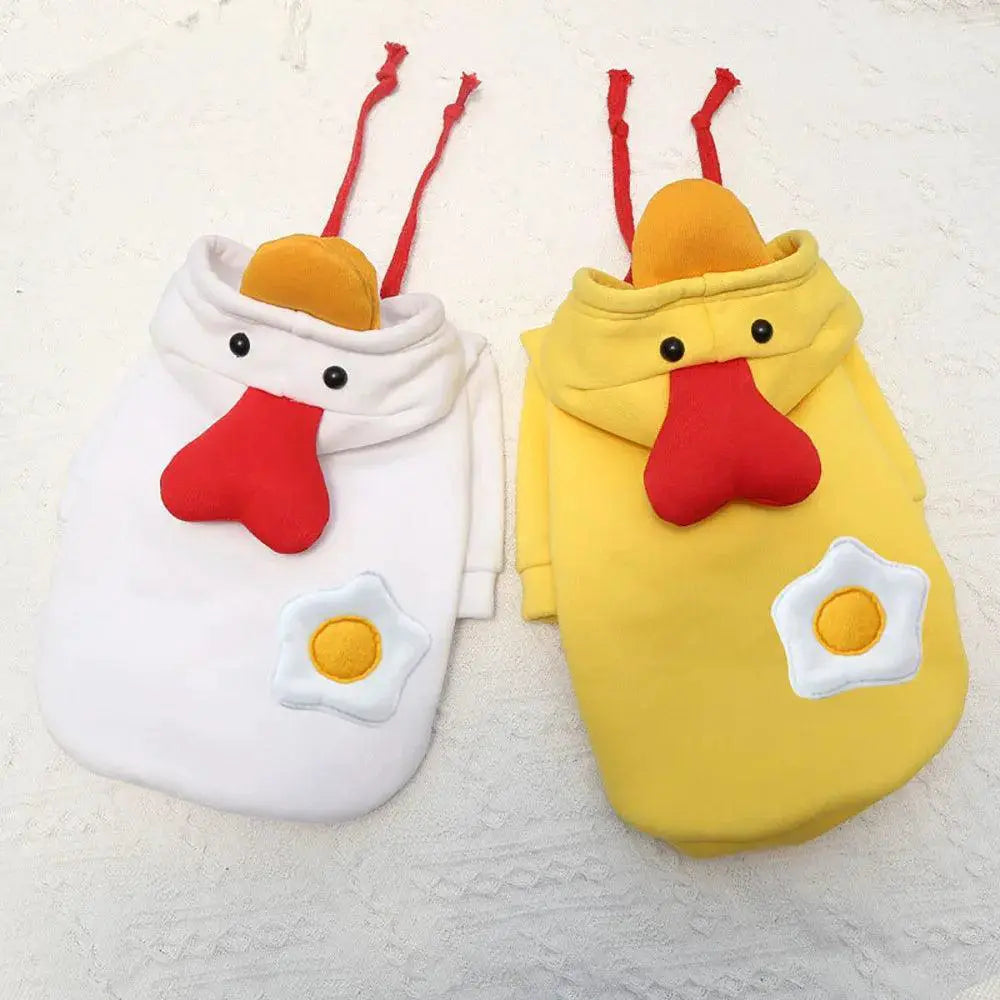Cozy Plush Pet Jacket Hooded Coat For Small Dog Breeds