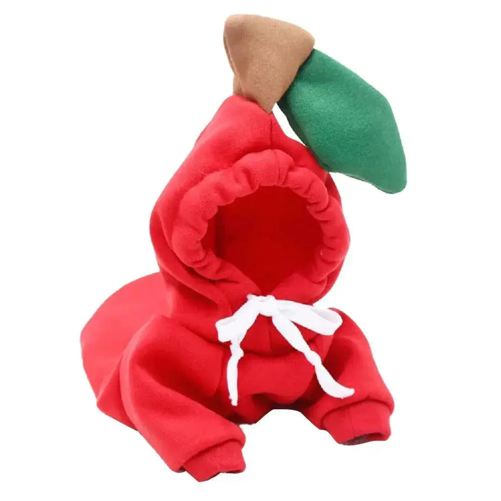 Cozy Plush Pet Jacket Hooded Coat For Small Dog Breeds