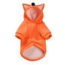 Cozy Plush Pet Jacket Hooded Coat For Small Dog Breeds