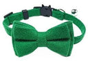 Charming Breakaway Bow Tie Cat Collar With Bell Safety Style