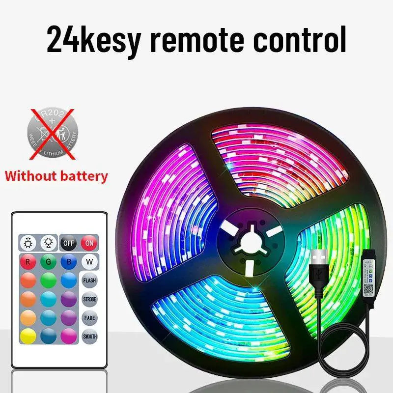 Color Changing LED Smart Strip Lights With Music Sync App