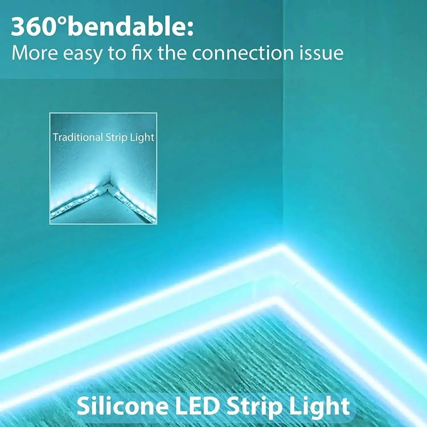 Neon Light Strip Colorful Ambiance For Room Decor Glow