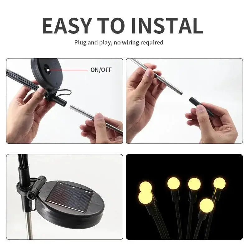Enchanting Firefly Solar Garden Lights For Illumination