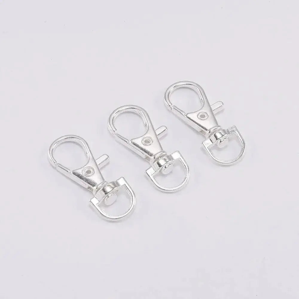 Swivel Lobster Clasp Hooks for DIY Jewelry Keychains