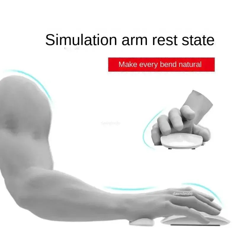 Ergonomic Mouse Pad With Gel Wrist Support For Comfort
