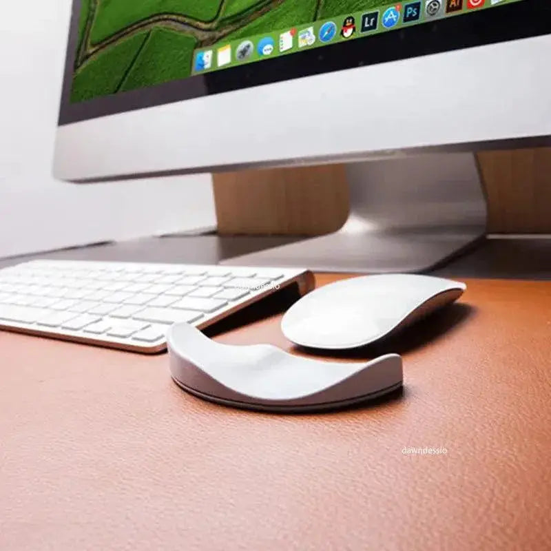Ergonomic Mouse Pad With Gel Wrist Support For Comfort