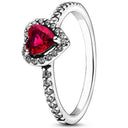 Sterling Silver Heart Ring for Her Love