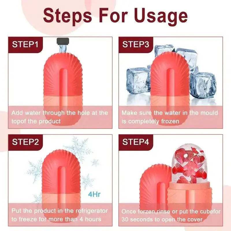 Cool Skin Ice Globes For Radiant Skin Care Beauty Tool