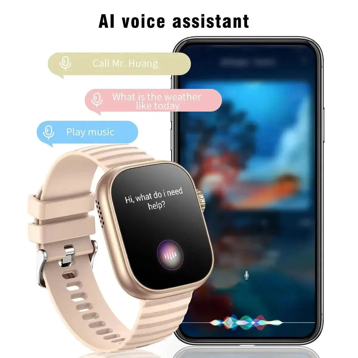 SENBO Fitness And Safety Smartwatch With LED Flashlight