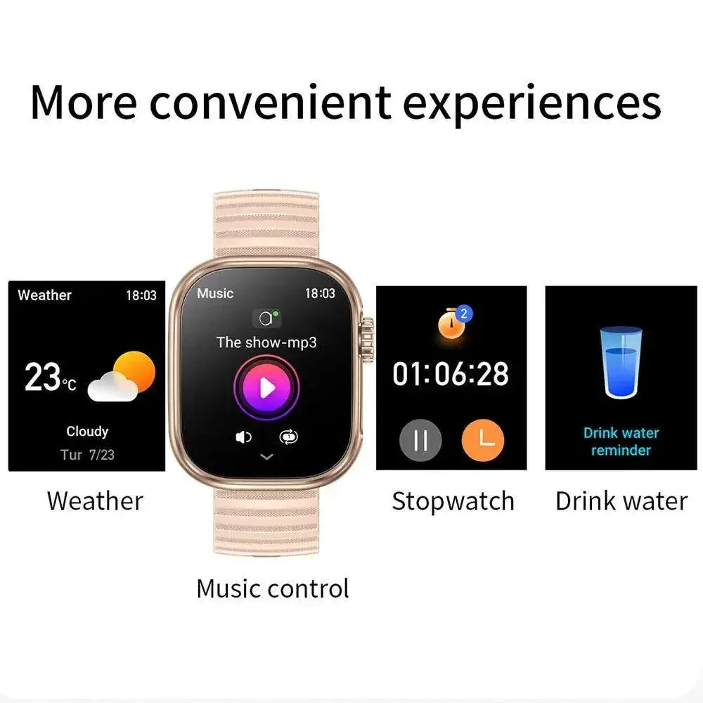SENBO Fitness And Safety Smartwatch With LED Flashlight