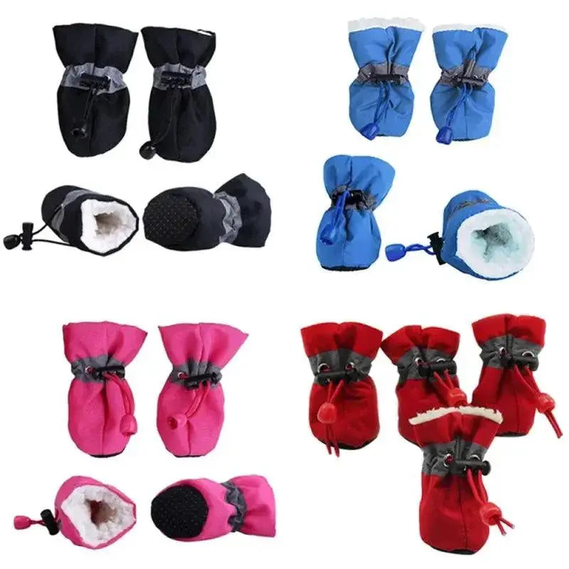 Winter Ready Waterproof Pet Booties For Small Dogs Cats