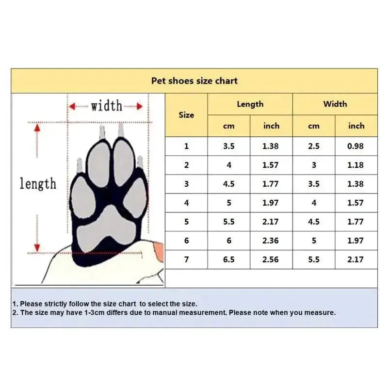 Winter Ready Waterproof Pet Booties For Small Dogs Cats