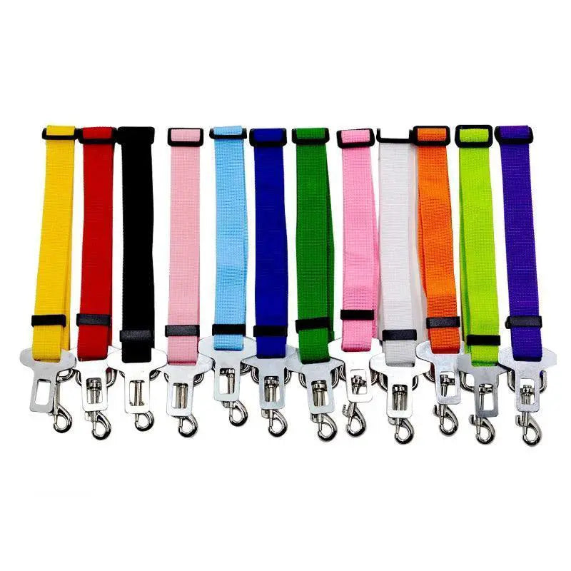 Pet Travel Harness and Adjustable Nylon Seat Belt Leash