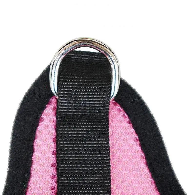 Breathable Nylon Mesh Harness With Leash For Small Dogs