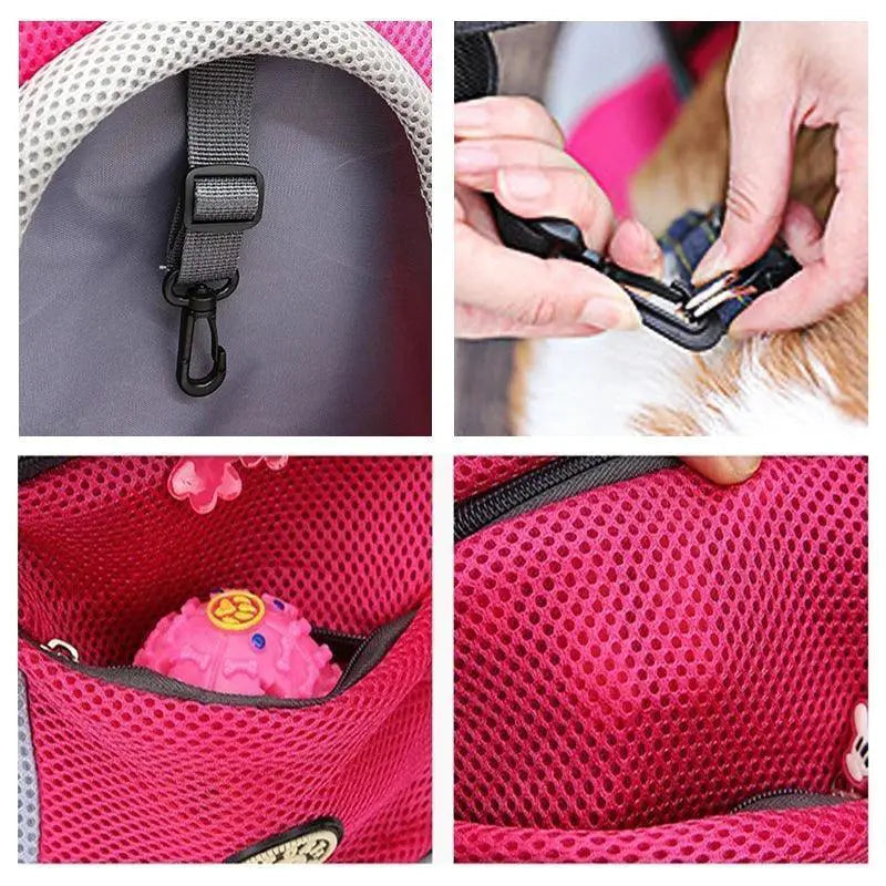 FurryGlide Pet Carrier Backpack Hands Free Travel Solution