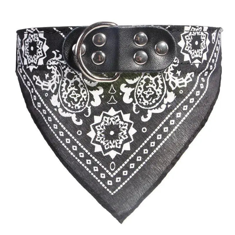 Pet Neckerchief Collar With Cute Print Scarf For Small Pets