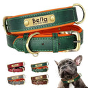 Leather Dog Collar With Free Engraving