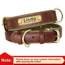 Leather Dog Collar With Free Engraving