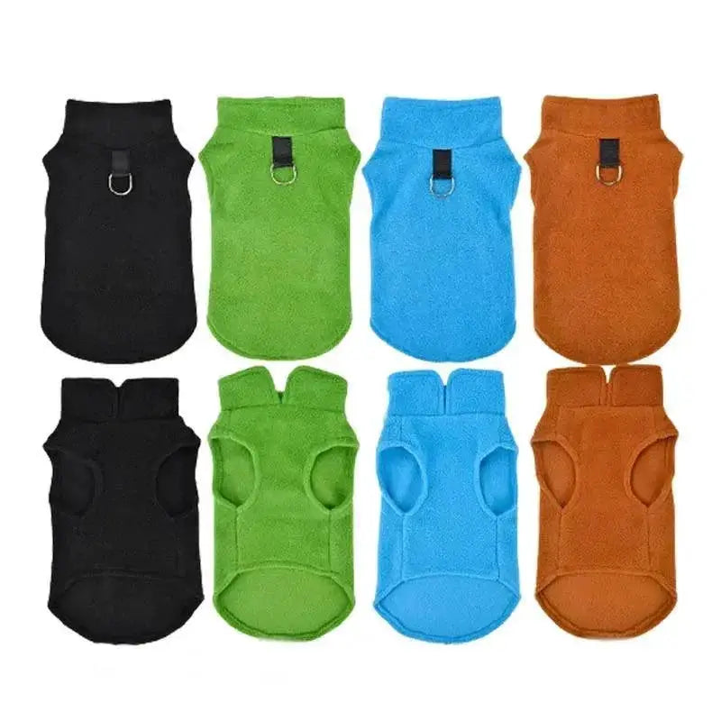 Warm Fleece Pet Vest Small Dogs Stylish Winter Wear