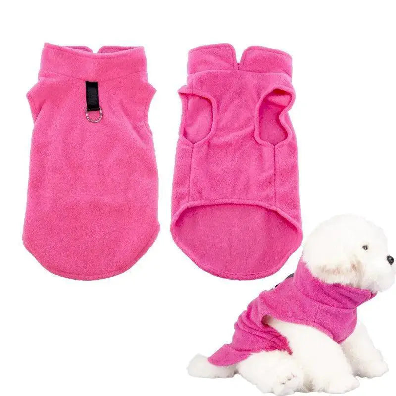 Warm Fleece Pet Vest Small Dogs Stylish Winter Wear