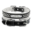 Personalized Leather Padded Dog Collar With Free Engraving