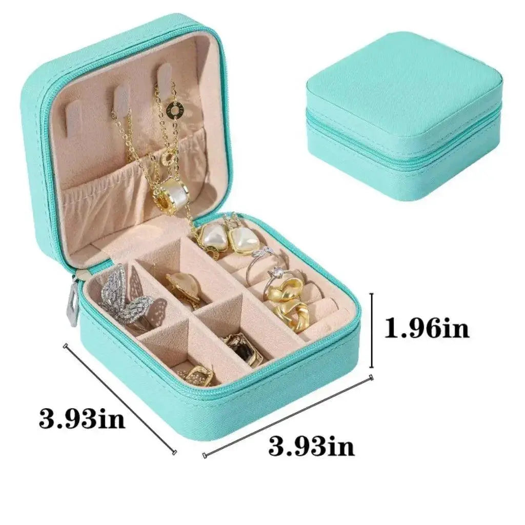 Mini Jewelry Organizer Travel Case for Elegant Storage