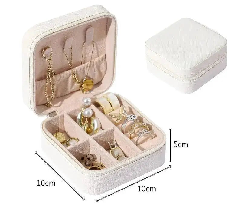 Mini Jewelry Organizer Travel Case for Elegant Storage