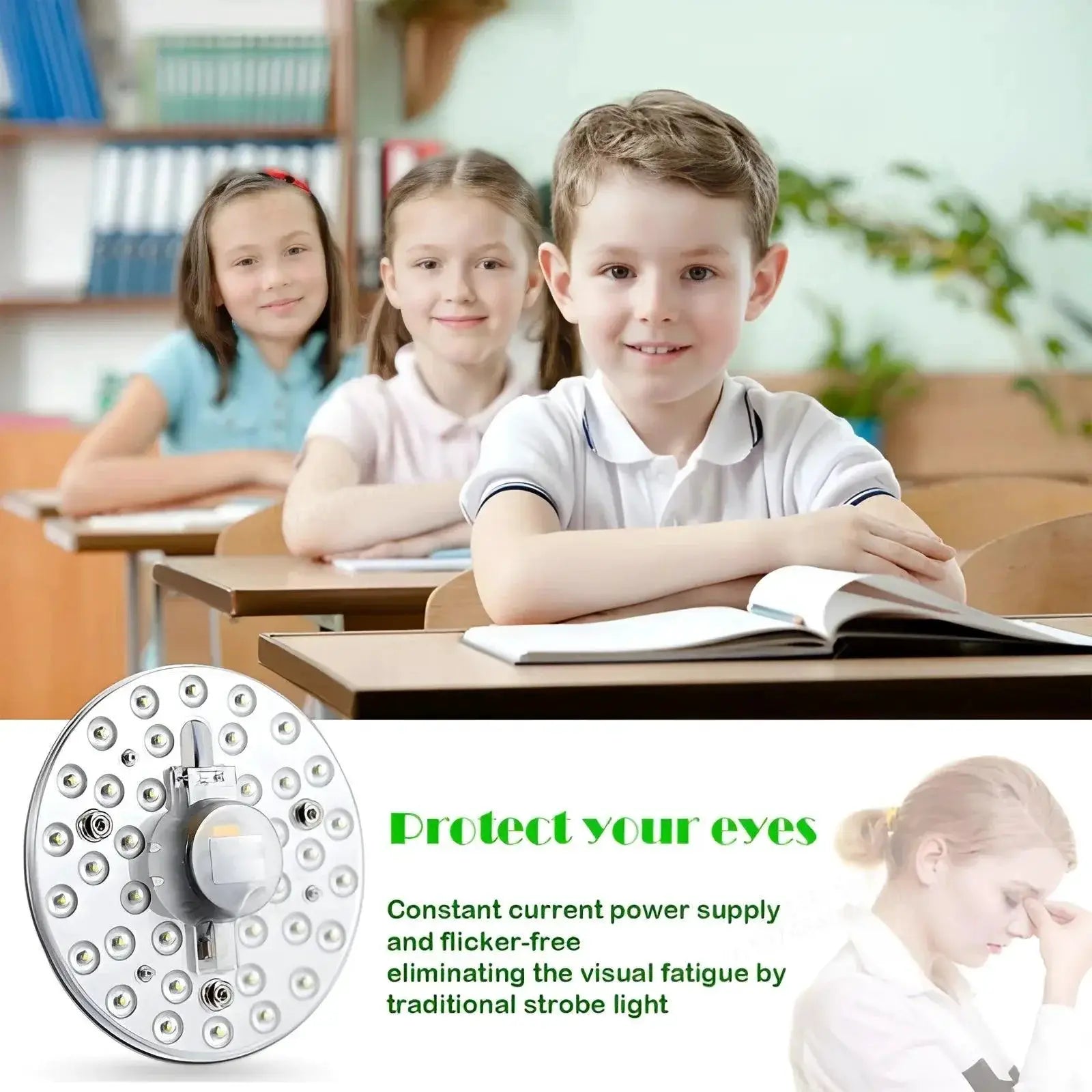 LED Round Panel Ceiling Light 360 Degree Beam Angle