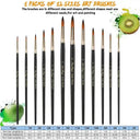Nylon Paint Brush Set for Acrylic Art