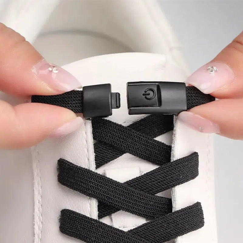 Colorful Press Lock Elastic Shoelaces for Vibrant Styling