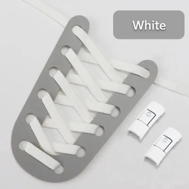 Colorful Press Lock Elastic Shoelaces for Vibrant Styling