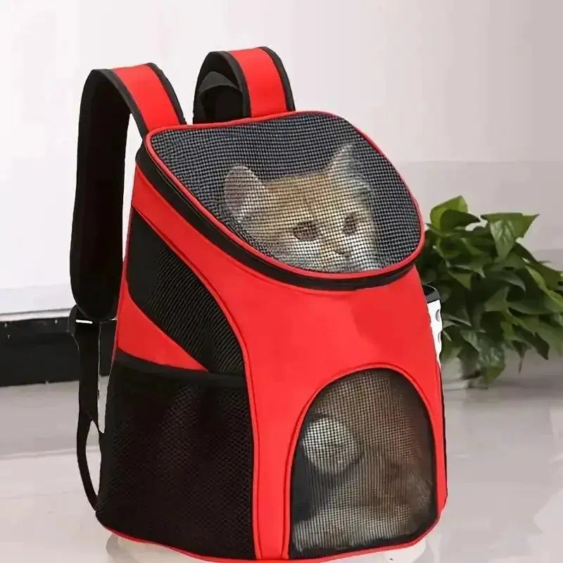 PetVoyage Ventilated Mesh Pet Carrier Backpack For Pets