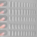 False Nail Extension Kit With Gel Tips For Professionals