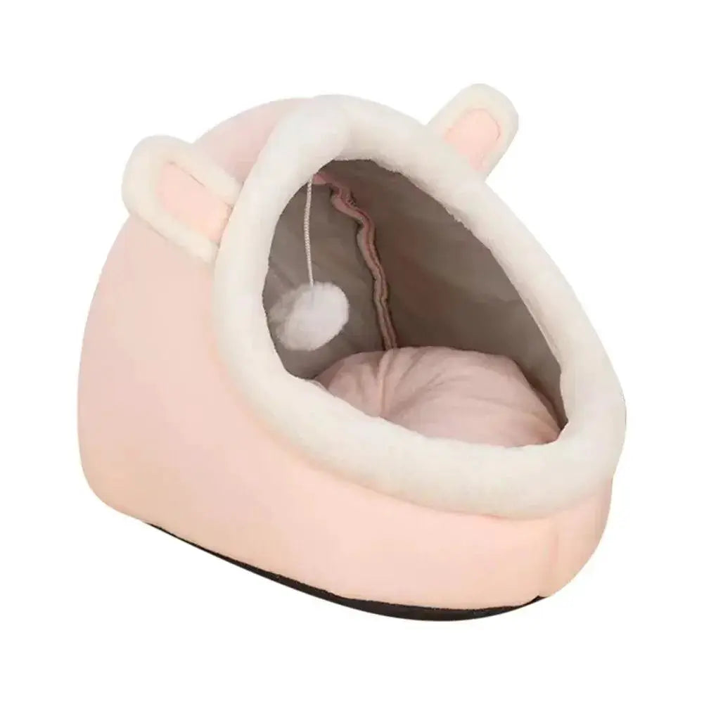 Cozy Cat Bed For Small Pets All Seasons Washable Velvet