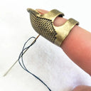 Retro Thimble Ring Protective Antique Sewing Accessory