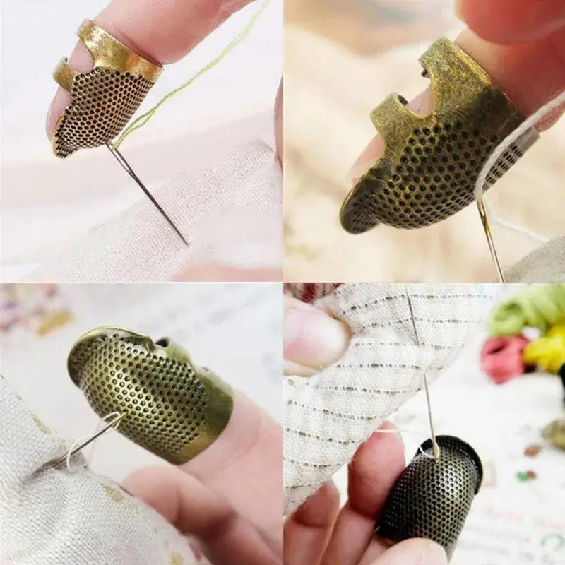 Retro Thimble Ring Stainless Steel Jewelry Making Tool DIY