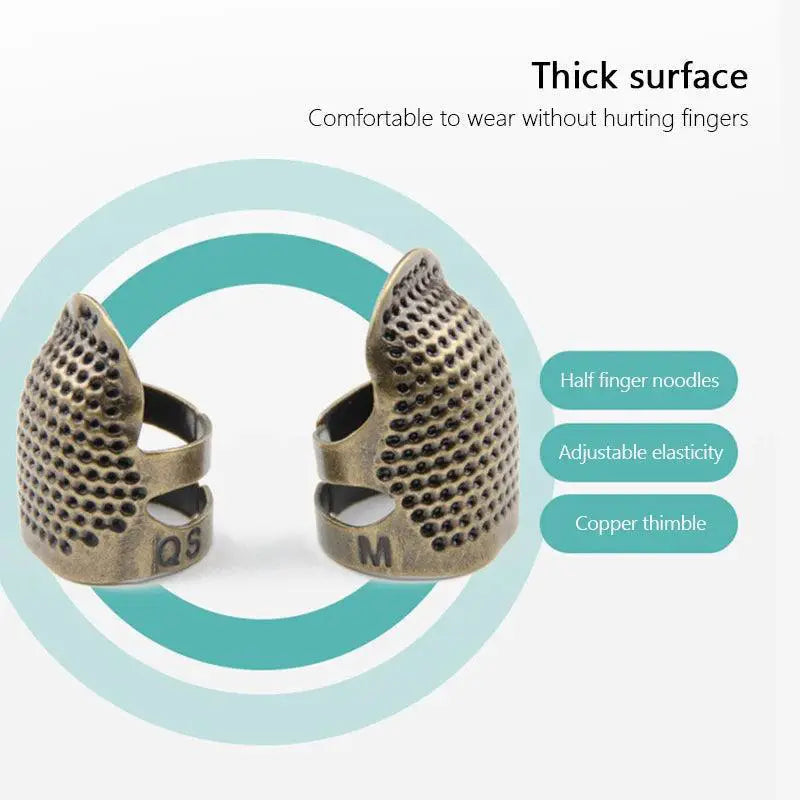 Retro Thimble Ring Stainless Steel Jewelry Making Tool DIY