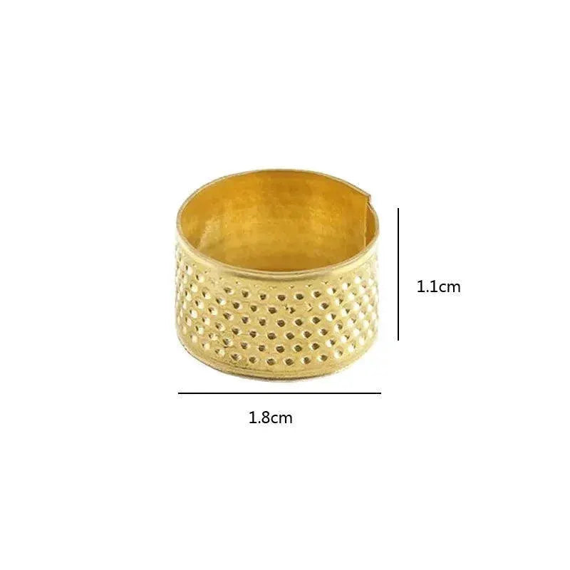 Retro Thimble Ring Stainless Steel Jewelry Making Tool DIY