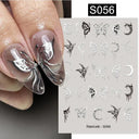 Nail Art Decals for Glam Nails
