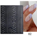 Nail Art Decals for Glam Nails