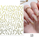 Nail Art Decals for Glam Nails