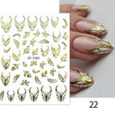 Nail Art Decals for Glam Nails
